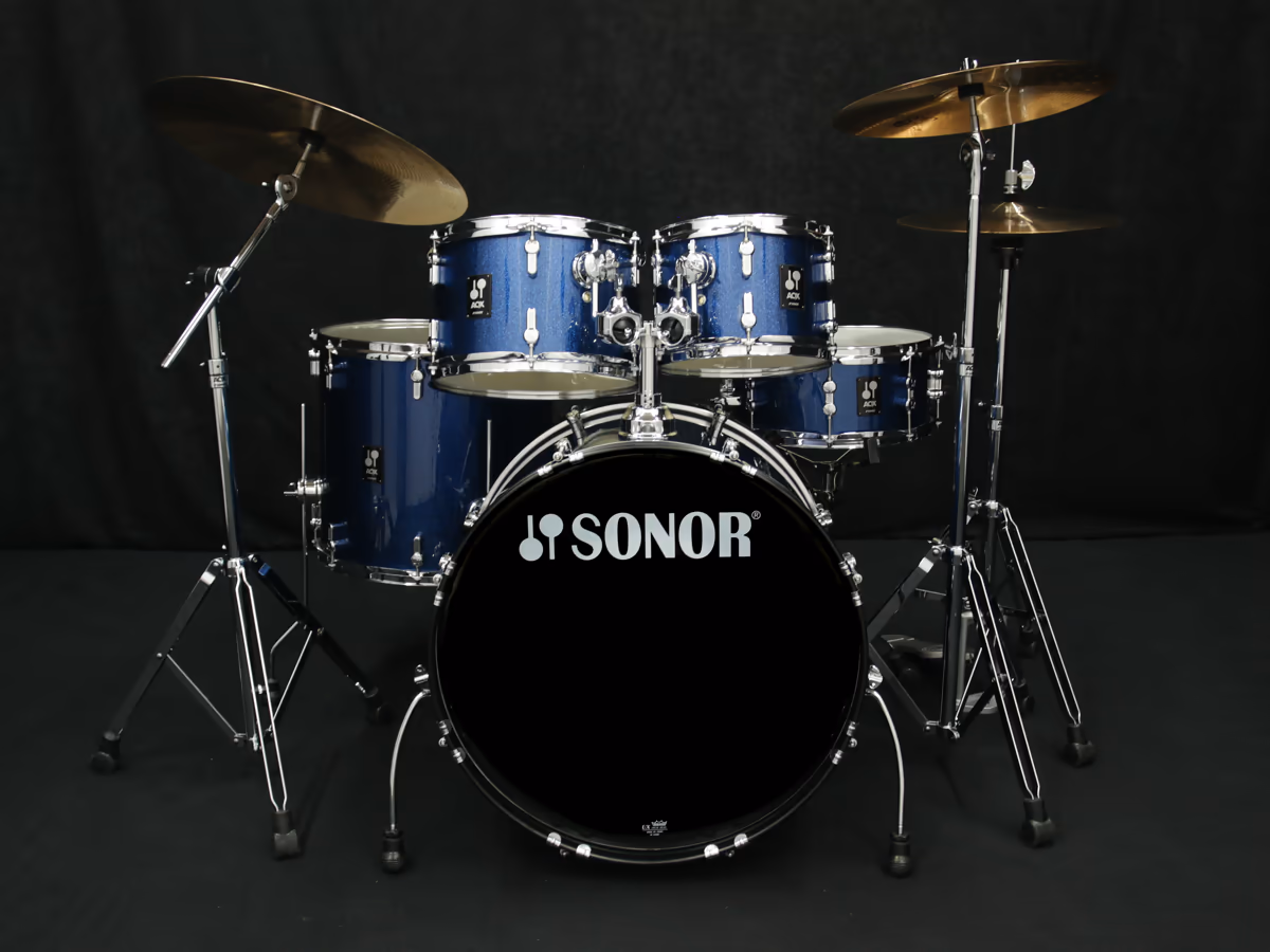 Sonor AQX Blue Ocean Sparkle finish